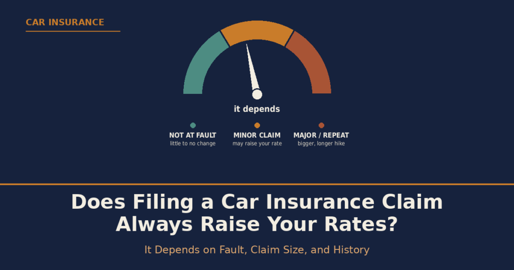 Does Filing a Car Insurance Claim Always Raise Your Rates?