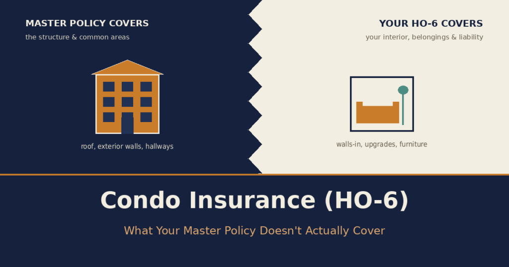 Condo Insurance (HO-6): What Your Master Policy Doesn’t Actually Cover