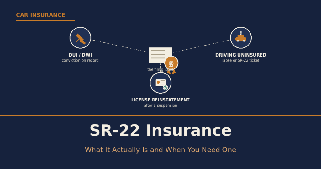 SR-22 Insurance: What It Actually Is and When You Need One