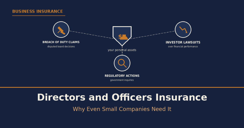 Directors and Officers Insurance: Why Even Small Companies Need It
