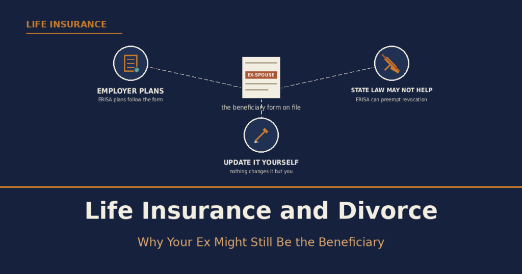 Life Insurance and Divorce: Why Your Ex Might Still Be the Beneficiary