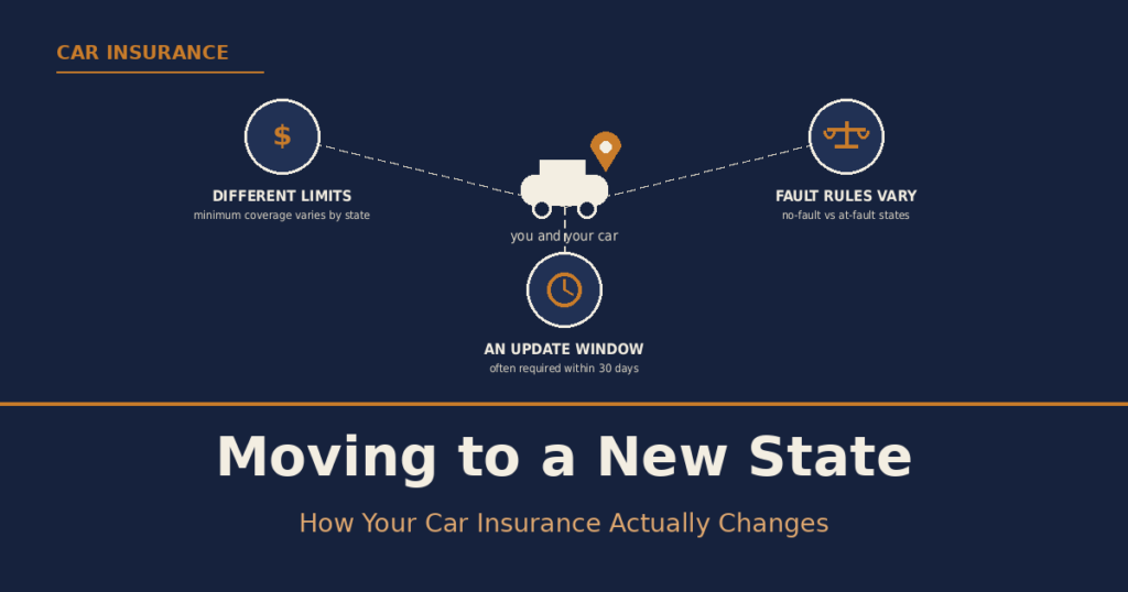 Moving to a New State: How Your Car Insurance Actually Changes