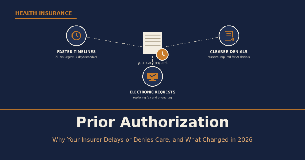 Prior Authorization: Why Your Insurer Delays or Denies Care, and What Changed in 2026