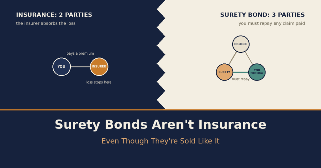 Surety Bonds Aren’t Insurance, Even Though They’re Sold Like It